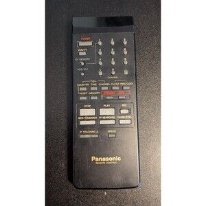 Panasonic TV VCR Remote Control VSQS0906